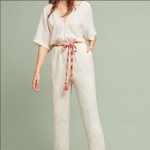 FeatherBone Soleil Belted Jumpsuit
